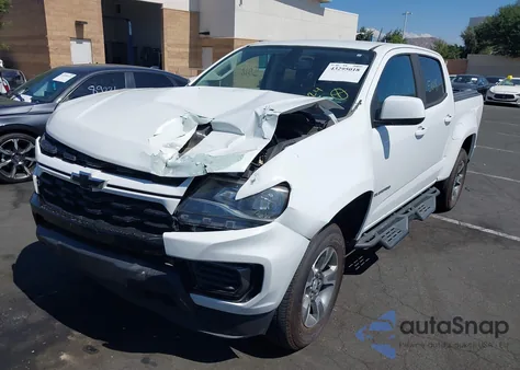 2021 Chevrolet Colorado 2Wd Short Box Lt z USA, uszkodzony, nr VIN 1GCGSCEN5M1132301